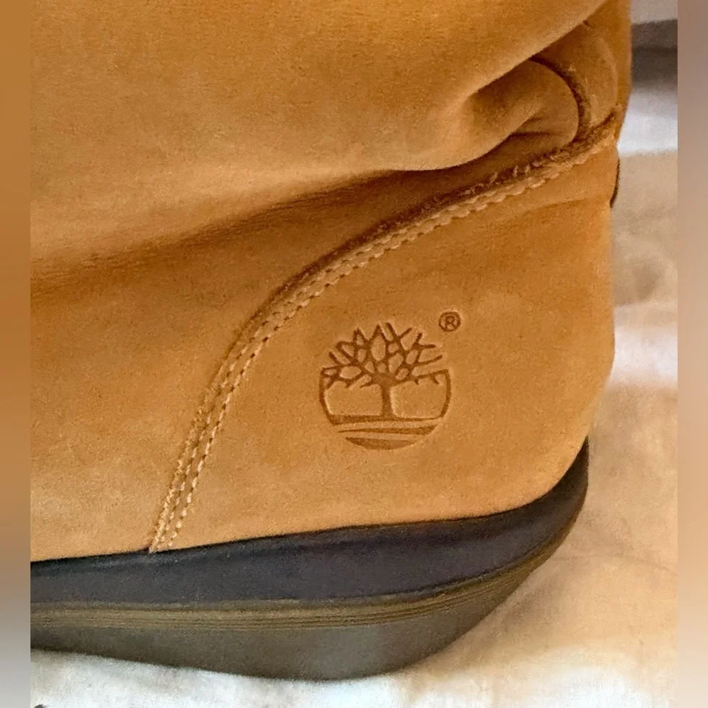 Timberland Women's Mid Calf Lace Up Boots 84387 Leather Faux Fur Sz 7M